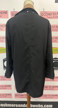 Load image into Gallery viewer, Black & Caramel Reversible Light Coat (Size 20)