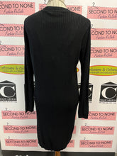 Load image into Gallery viewer, Black Ribbed Duster Cardigan (Size S/M)