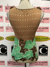 Load image into Gallery viewer, Mixed Print Ruffle Front Tank Top (Size S)