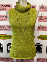 Load image into Gallery viewer, Holt Renfrew Lime Turtleneck Knit Top (Size L)