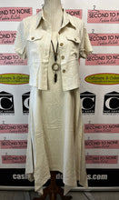 Load image into Gallery viewer, Linen-Blend Relaxed-Style Dress