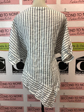 Load image into Gallery viewer, Italian Linen Striped Top (Size XL)
