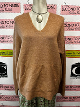Load image into Gallery viewer, Grace & Lace Brown Hooded Sweater (Size L)