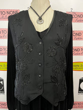 Load image into Gallery viewer, Vintage La Rochelle Sheer Beaded Vest (Size 18)