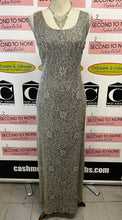 Load image into Gallery viewer, Vintage Nu-Mode Metallic Maxi Dress (Size 13/14)
