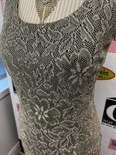 Load image into Gallery viewer, Vintage Nu-Mode Metallic Maxi Dress (Size 13/14)