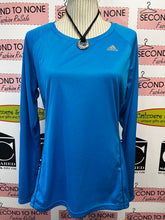 Load image into Gallery viewer, Adidas Blue Activewear Long Sleeve (Size L)