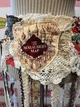 Cargar imagen en el visor de la galería, Upcycled Fabric & Ribbons Belt Overlay (Harry Potter)