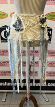 Cargar imagen en el visor de la galería, Upcycled Fabric & Ribbons Belt Overlay (Dog Theme)