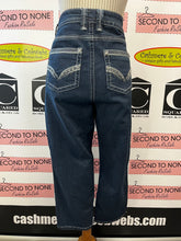 Load image into Gallery viewer, Suko Bling Accent Cropped Jeans (Size 12 x 24”L)