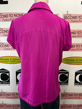 Charger l'image dans la galerie, Fuchsia Columbia Zip Henley T-Shirt (Size XL)