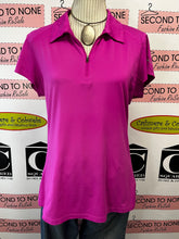 Charger l'image dans la galerie, Fuchsia Columbia Zip Henley T-Shirt (Size XL)