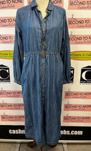 Cargar imagen en el visor de la galería, FatFace UK Long Denim Dress (Size 10R/UK 14R)