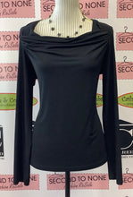 Cargar imagen en el visor de la galería, Top fruncido negro Hiroko (M)