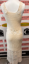 Load image into Gallery viewer, Cream Knitted Maxi Dress (Size S/M)