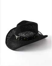 Load image into Gallery viewer, Longhorn Cattle Cowboy Hat (2 Colours)