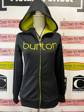 Load image into Gallery viewer, Burton Lime Green & Black Zip Up Sweater (Size S)