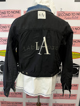 Load image into Gallery viewer, Vintage L.A Blue Jeans Reversible Denim Coat (Size XS/ S Petite)