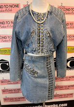 Charger l'image dans la galerie, Santana 1980s/90s Heavily Studded Denim Matching Set (Fits Like S)