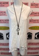 Load image into Gallery viewer, Cristina B White Layered Tank Top (Size XXL)