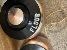 Load image into Gallery viewer, Vintage Rose Gold Kromex Canister Set