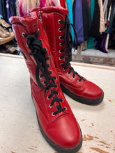 Load image into Gallery viewer, Olang Red Hiking Boots with Retractable Grips (Size 41= 10)