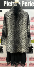Load image into Gallery viewer, Novelti Batwing Faux Fur Midi Coat (Size L/XL)