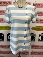 Load image into Gallery viewer, Wide Striped Short-Sleeve Top (Only 2 Left!)