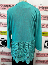 Charger l'image dans la galerie, Lace-Trim Long Shrug (Only Teal Left!)