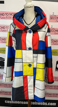 Charger l'image dans la galerie, Art Deco Pleated Reversible Swing Coat (Size L)