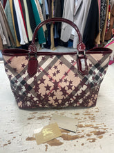 Load image into Gallery viewer, Burberry Berry Nova Stars Supernova Check Tote (Authentic, Gently Used)
