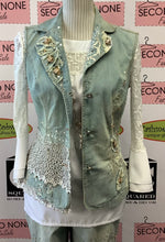 Cargar imagen en el visor de la galería, Top de lujo de encaje (S)