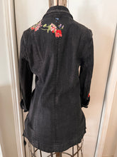 Load image into Gallery viewer, Tabi Embroidered Denim Jacket (Size S)