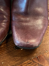 Load image into Gallery viewer, Nine West Burgundy Leather Ankle Booties (Size 6.5)