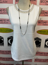 Cargar imagen en el visor de la galería, Cotton Tank Top With Neckline Details (Only 1 XL Black Left!)