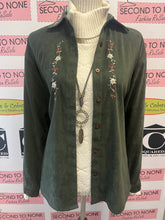 Load image into Gallery viewer, Vintage Embroidered Top (Size M)