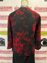 Cargar imagen en el visor de la galería, Kasper Red Floral Dress Jacket (Size 8)
