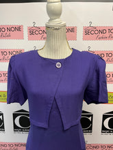 Load image into Gallery viewer, Simon Chang Vintage Purple Dress (Size 8)