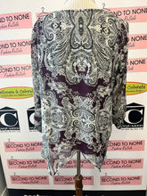 Cargar imagen en el visor de la galería, Style & Co. Purple-Print Top (Size M)