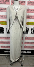 Charger l'image dans la galerie, Ice Grey Formal Dress & Bolero Set (Size 8)