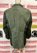 Load image into Gallery viewer, Olive Leather Accent Jacket (Size L)