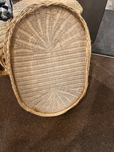 Load image into Gallery viewer, Vintage Wicker Elephant Tray Table