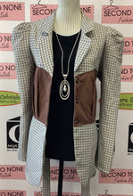 Charger l'image dans la galerie, Blazer à carreaux caramel (M)