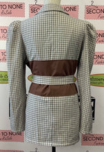 Charger l'image dans la galerie, Blazer à carreaux caramel (M)