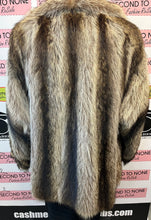 Load image into Gallery viewer, W. Kindy Simcoe Multi Tone Fur Coat (Size M/L)