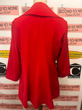 Charger l'image dans la galerie, Peter Nygard Draped Red Blazer (Fits M/L)
