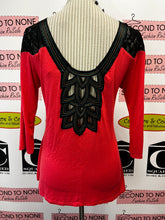 Load image into Gallery viewer, Harley Davidson Bright Coral/Lace Tee (Size Large)