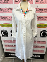 Cargar imagen en el visor de la galería, Chico's White Cotton-Blend Dress (Size 8/10)
