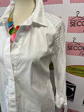 Cargar imagen en el visor de la galería, Chico's White Cotton-Blend Dress (Size 8/10)