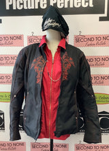 Cargar imagen en el visor de la galería, Chaqueta Biker Flame Con Armadura (XXL)